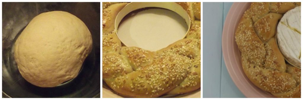 seeded bread Collage