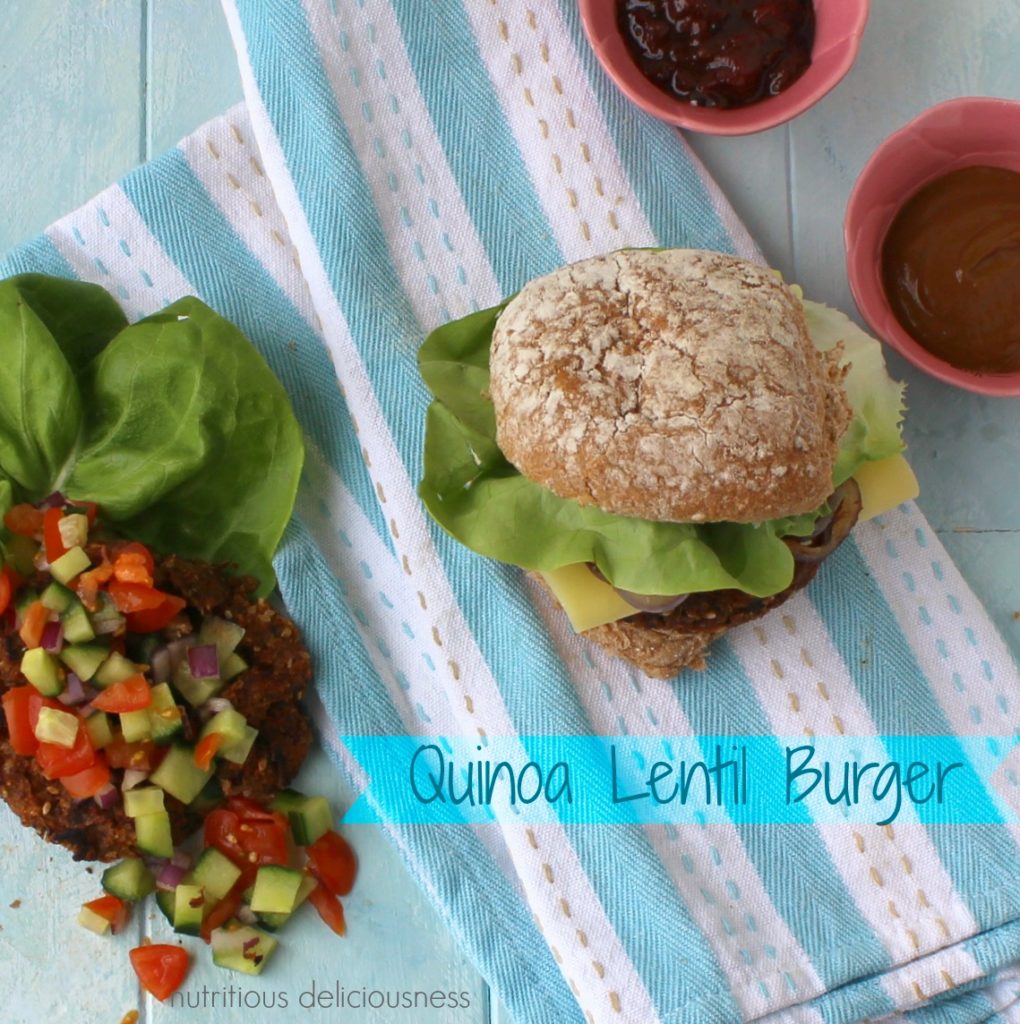 Quinoa Lentil Burger