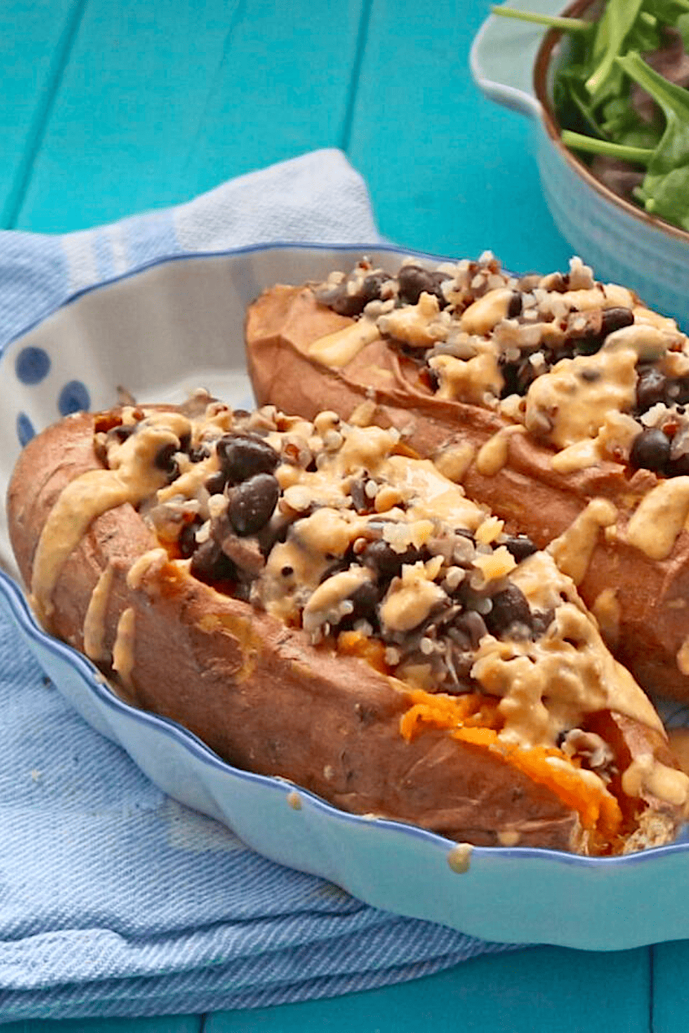 Vegan Black Bean Stuffed Sweet Potatoes Nutritious Deliciousness