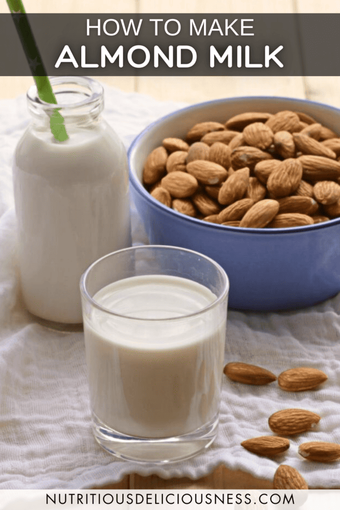 How to Make Almond Milk pin