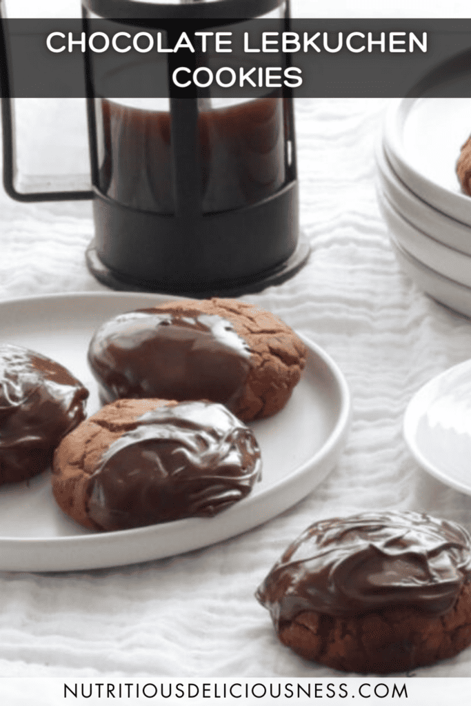 Chocolate Lebkuchen Cookies pin