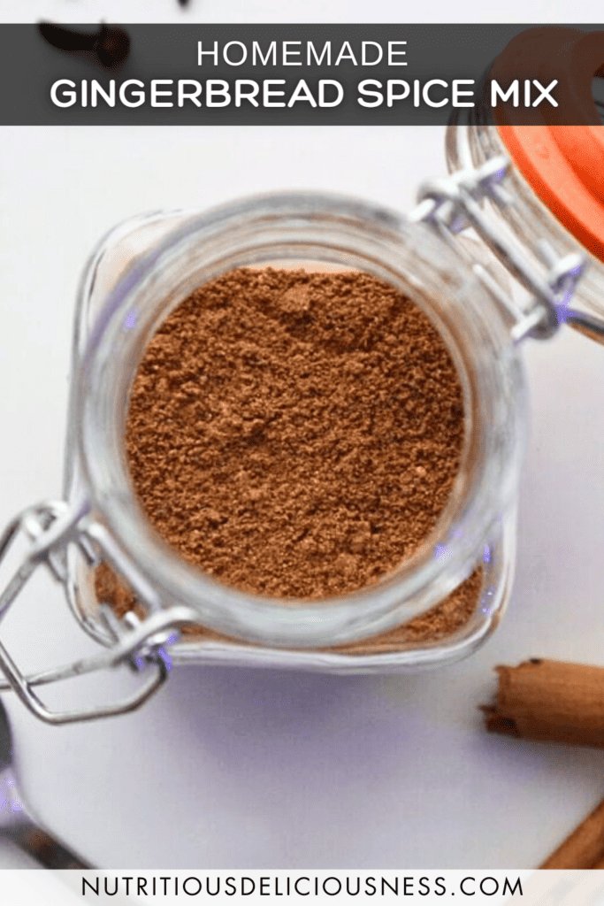 How to make Gingerbread Spice Mix pin
