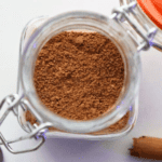 gingerbread spice mix in open jar