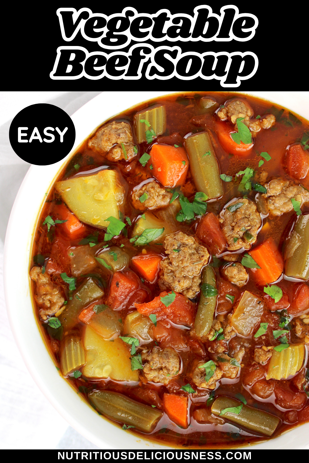 Vegetable Beef Soup pin