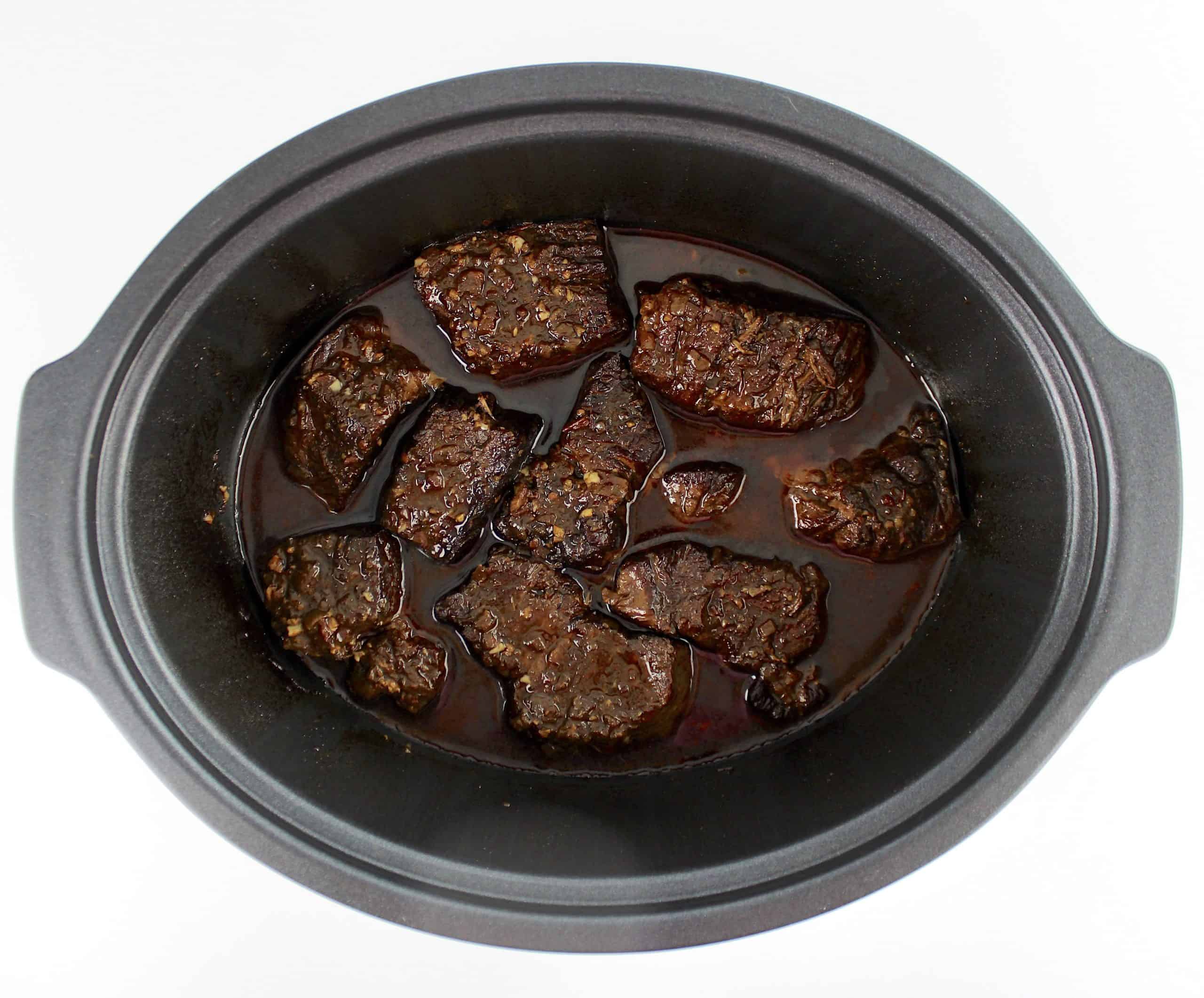 Slow Cooker Beef Barbacoa in sauce