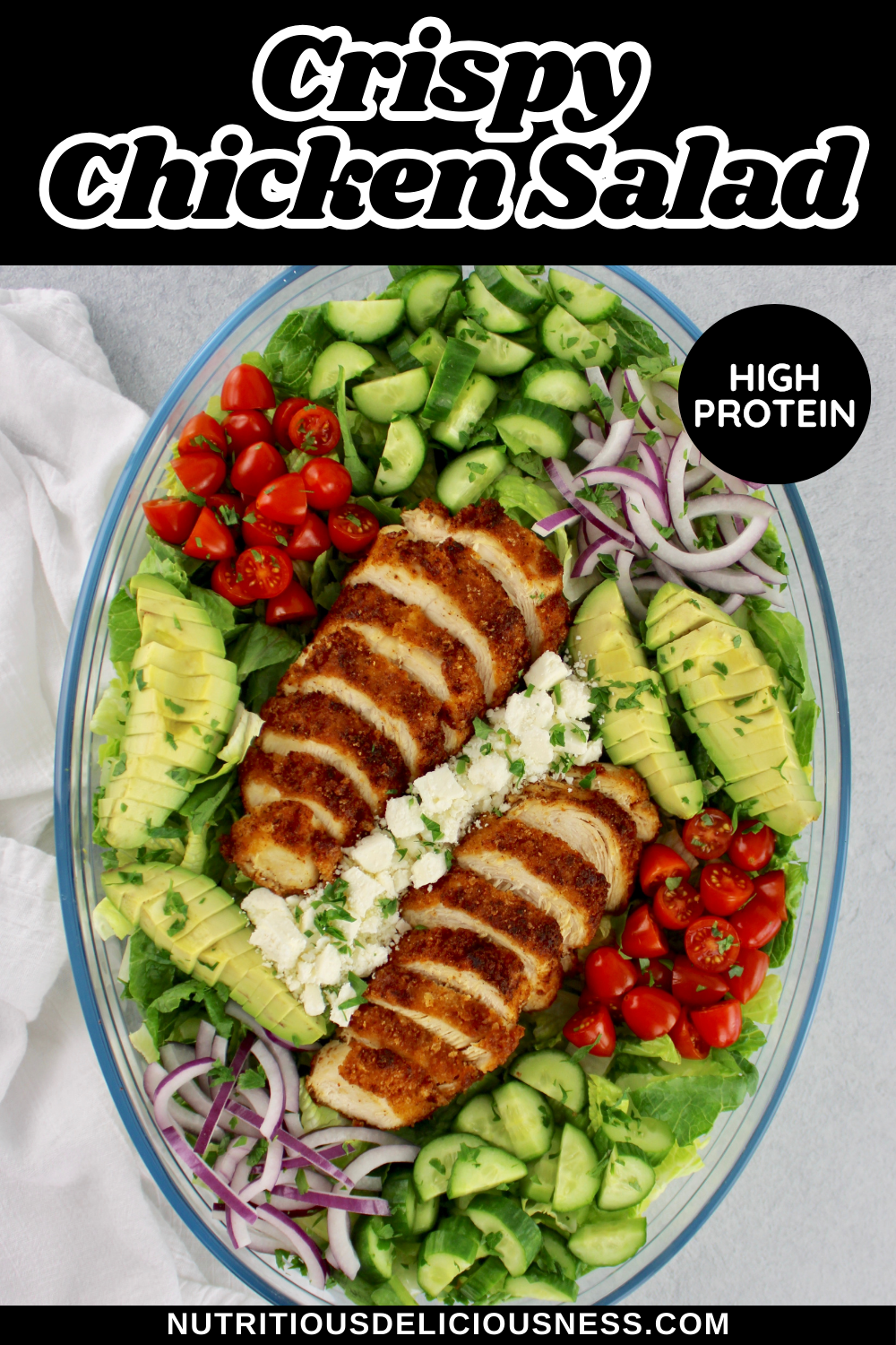 Crispy Chicken Salad pin