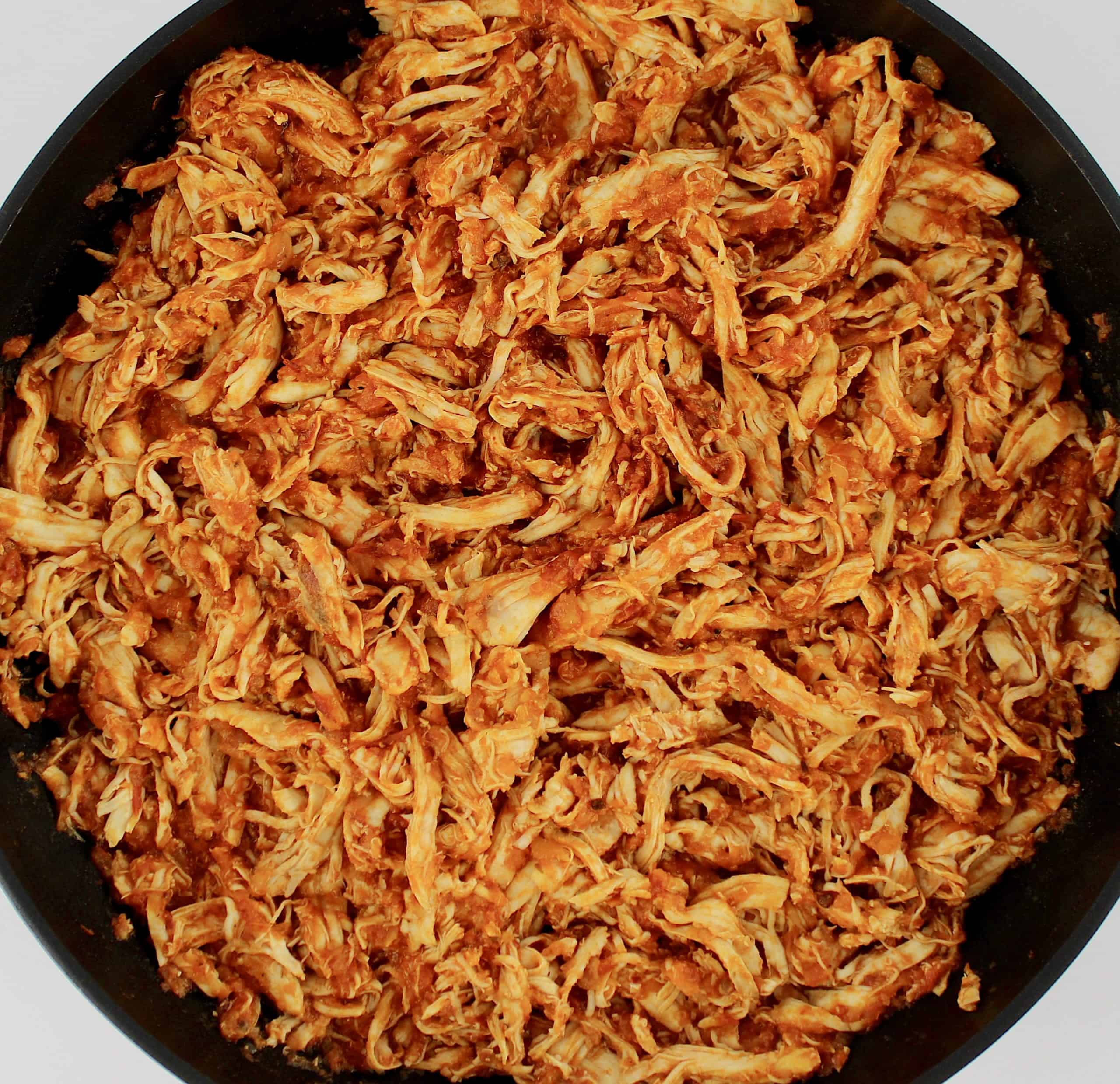 Chicken Tinga in skillet