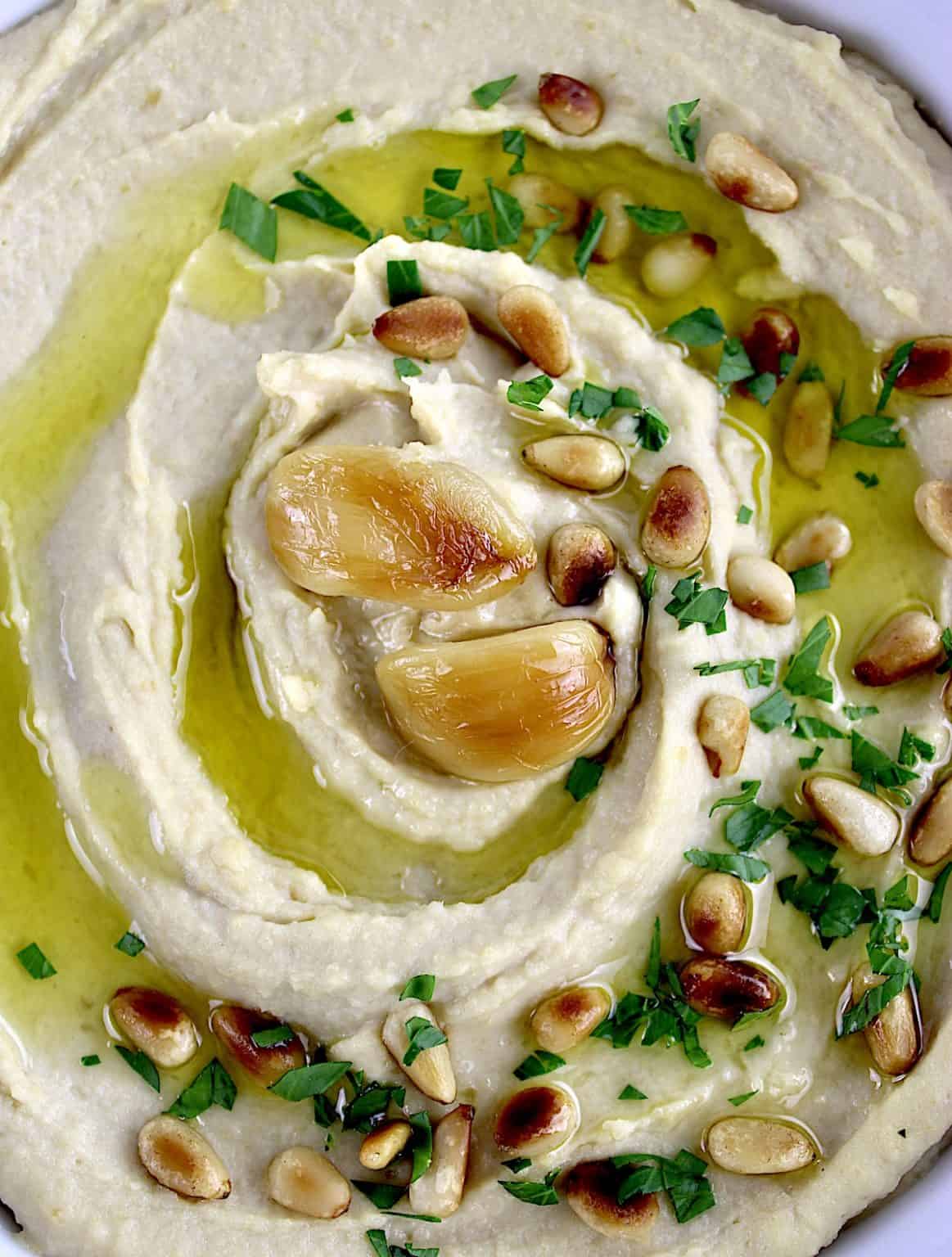 Roasted Garlic Hummus Nutritious Deliciousness