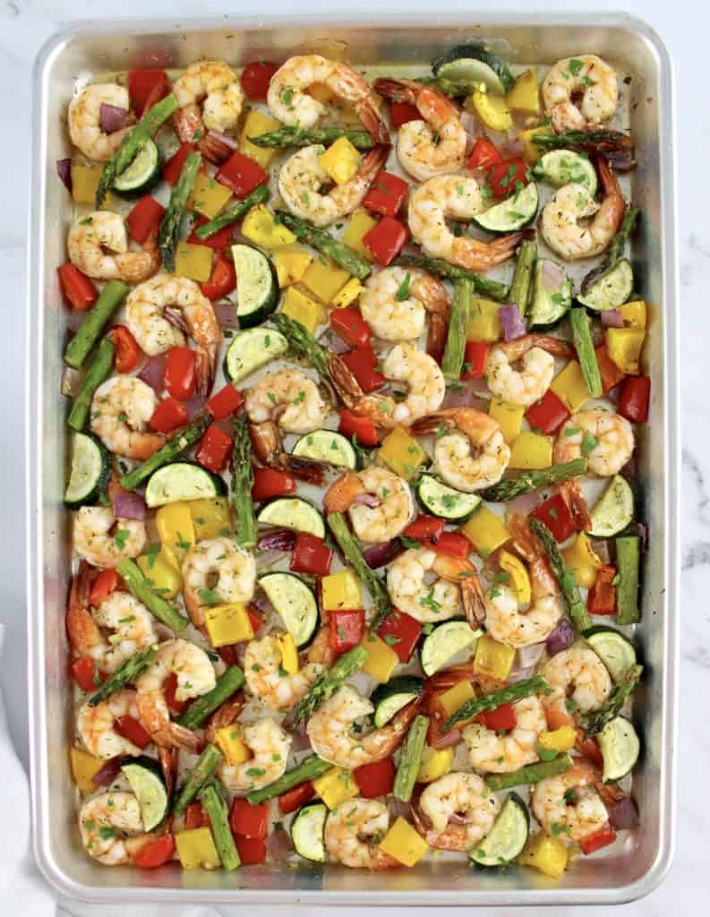 Sheet Pan Shrimp and Veggies – Nutritious Deliciousness