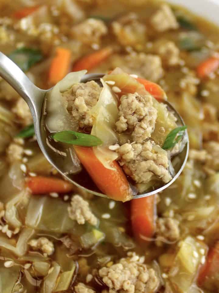 Egg Roll Soup Nutritious Deliciousness