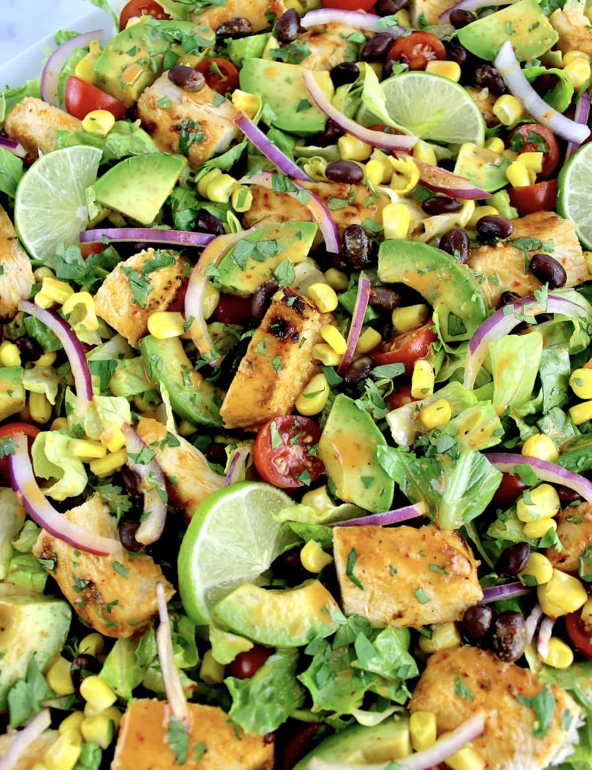 closeup of Southwest Chicken Salad