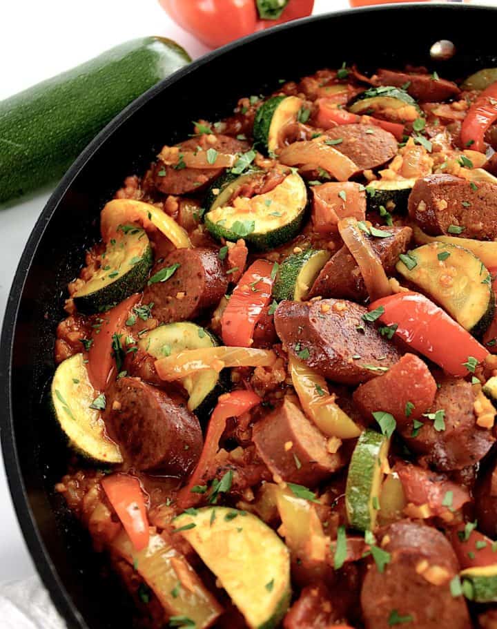 Cajun sausage skillet nutritious deliciousness