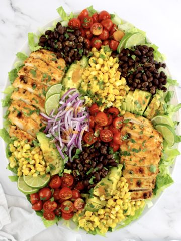 overhead view of Southwest Chicken Salad