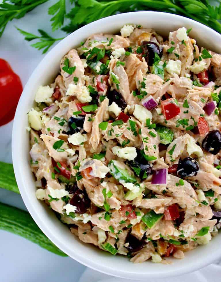 Greek Salmon Salad – Nutritious Deliciousness