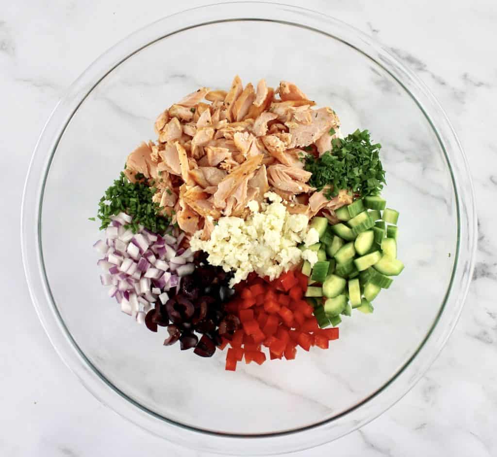 Greek Salmon Salad – Nutritious Deliciousness