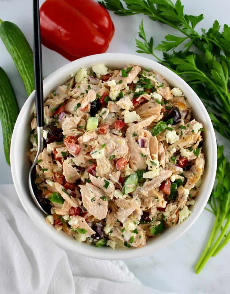 Greek Salmon Salad – Nutritious Deliciousness