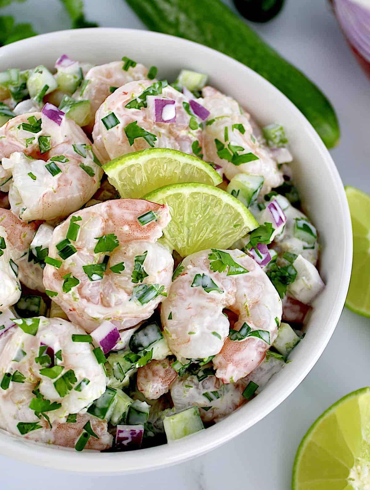 Lime Cilantro Shrimp Salad