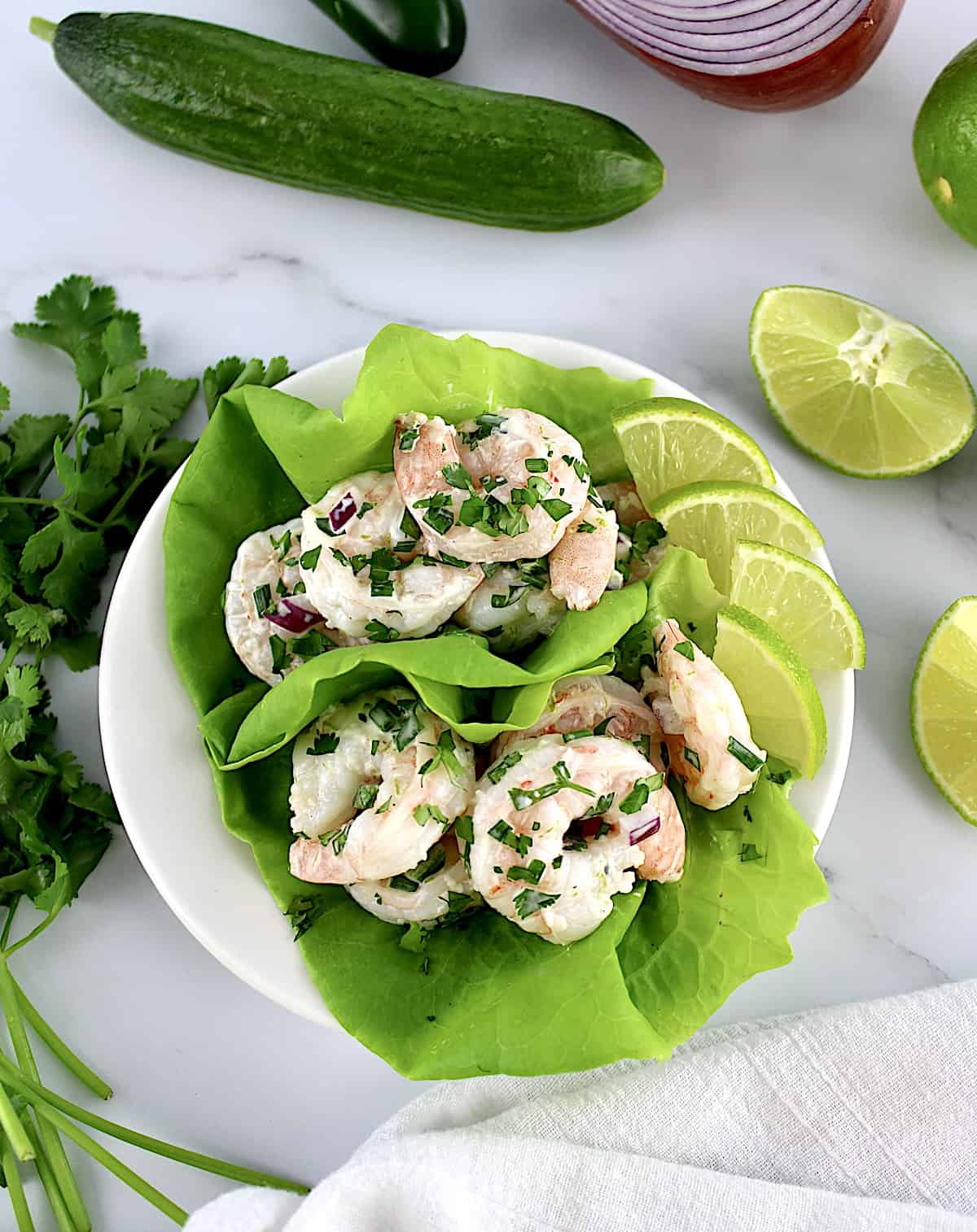 Lime Cilantro Shrimp Salad – Nutritious Deliciousness