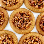 Pecan Pie Cookies on white plate