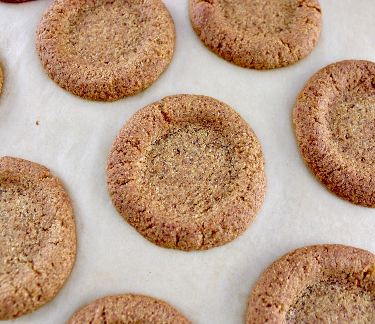 Pecan Pie Cookies base on parchment