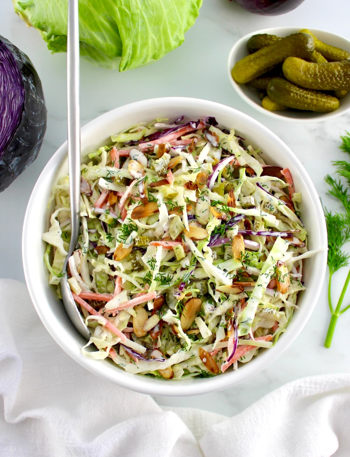 Dill Pickle Coleslaw