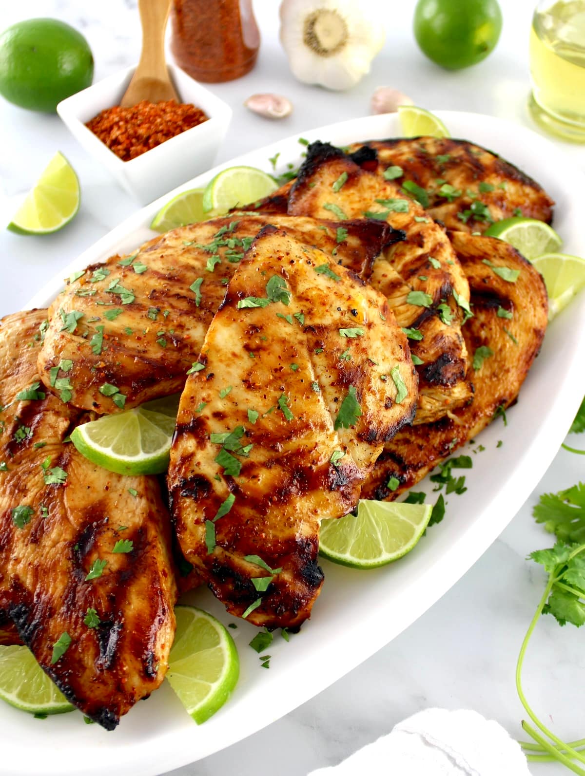 Grilled Taj&iacute;n Chicken