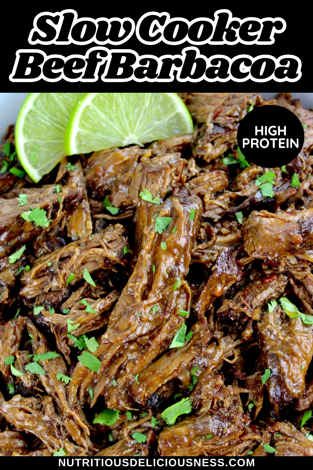 Slow Cooker Beef Barbacoa pin