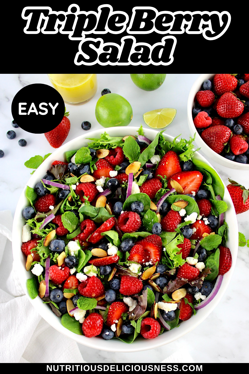 Triple Berry Salad pin