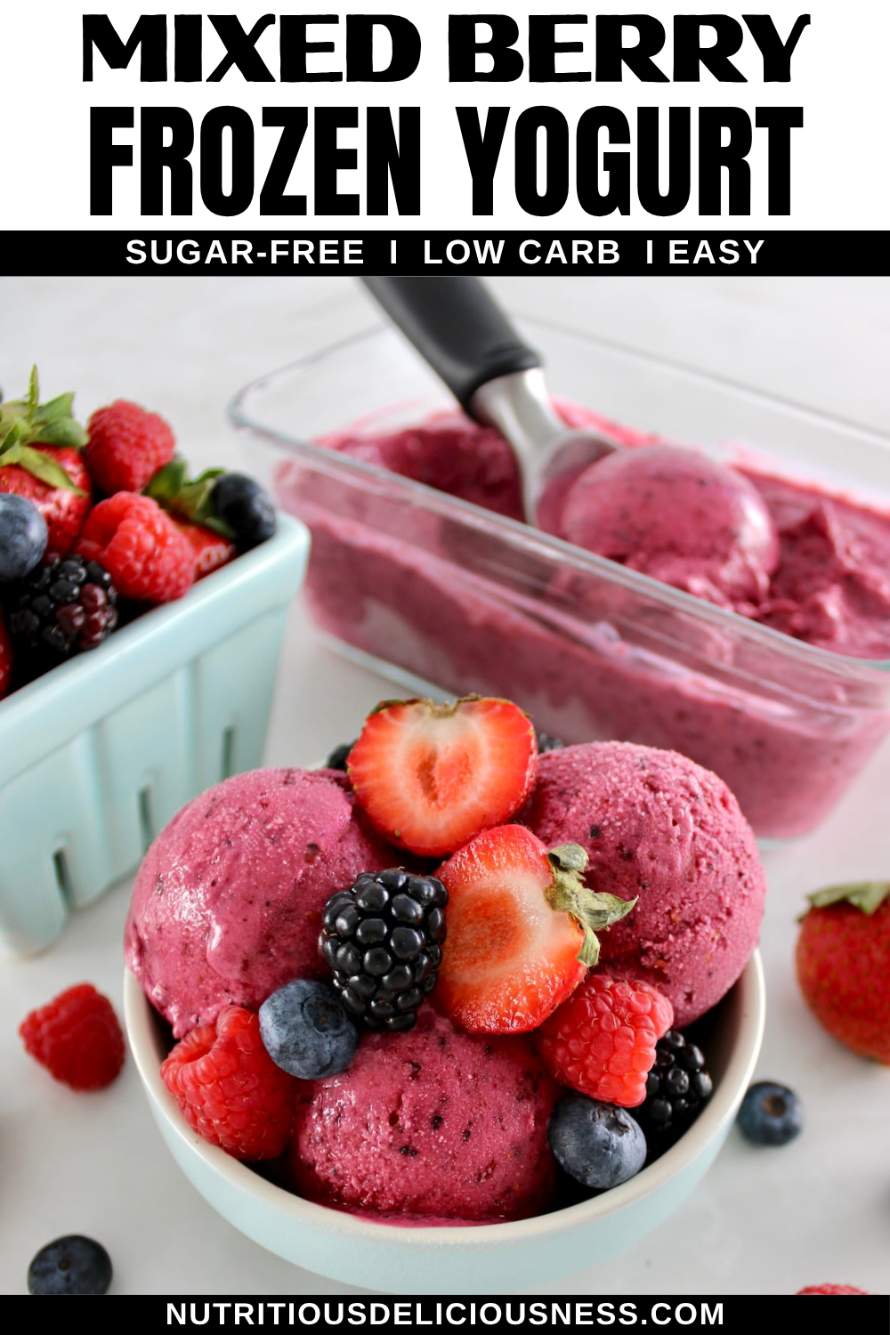 Mixed Berry Frozen Yogurt pin