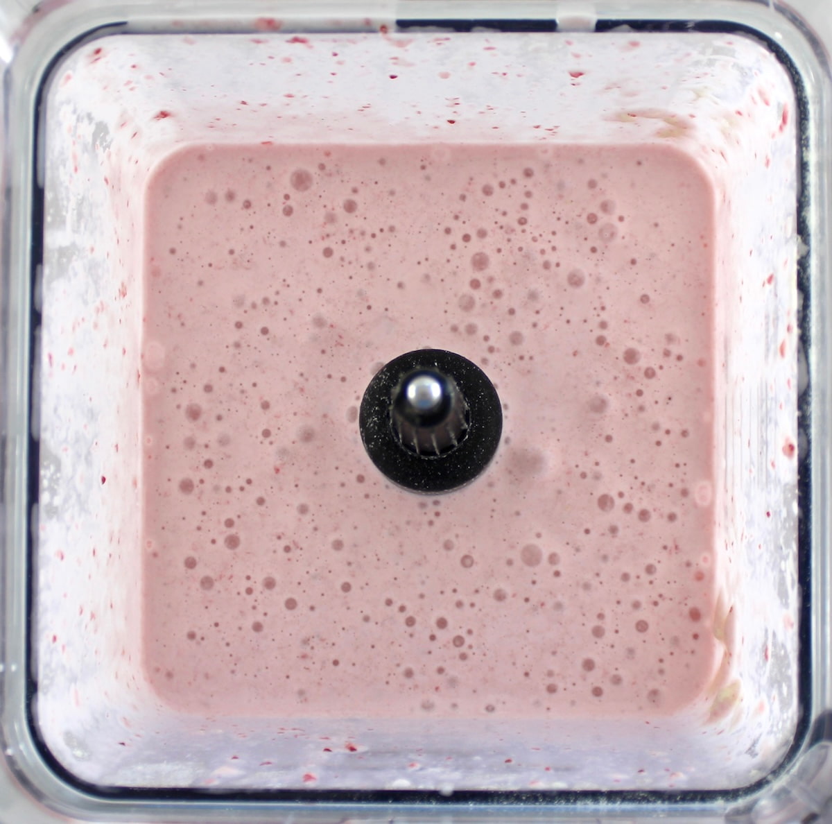 Strawberry Protein Shake in blender