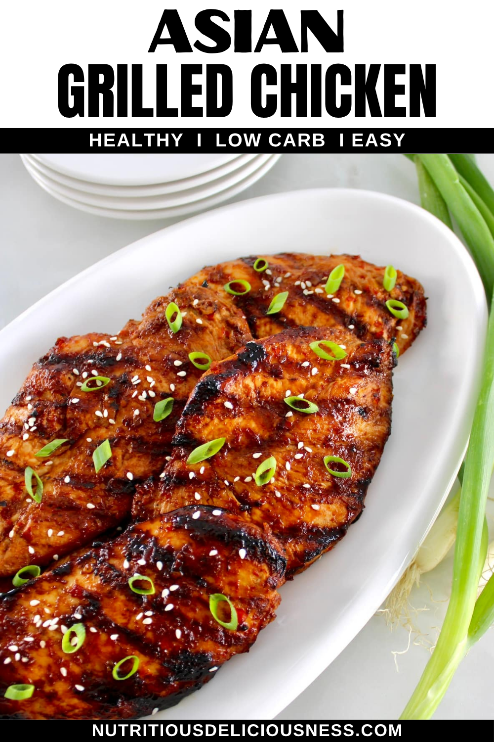 Grilled Asian Chicken pin