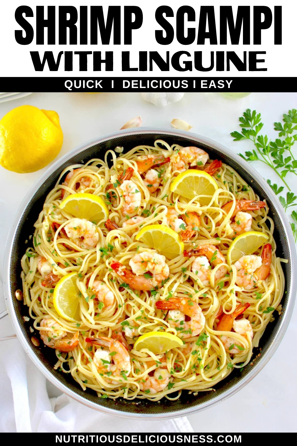 Shrimp Scampi with Linguine pin