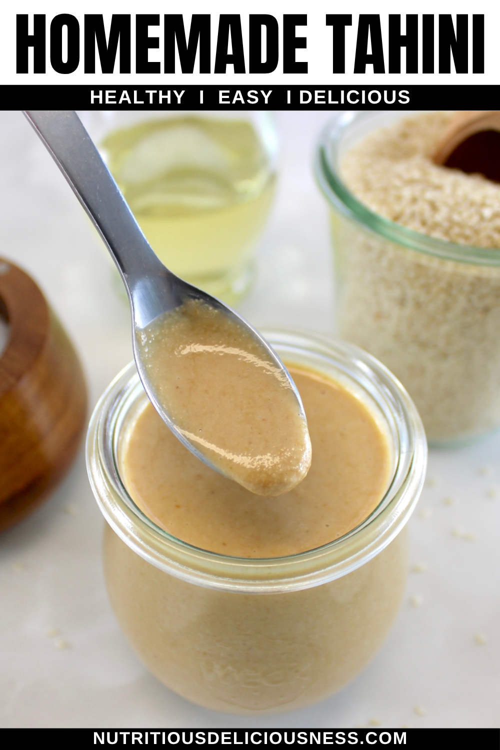Homemade Tahini pin