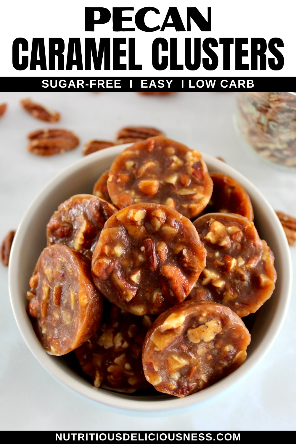Pecan Caramel Clusters pin