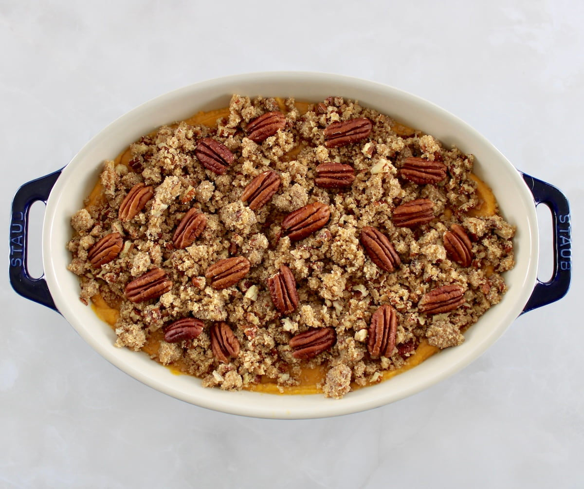 Pumpkin Casserole unbaked